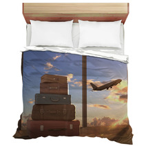 Airplane In Sky Bedding 53762963