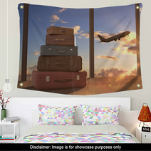Airplane In Sky Wall Art 53762963