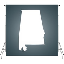 Alabama Map Backdrops 82591970