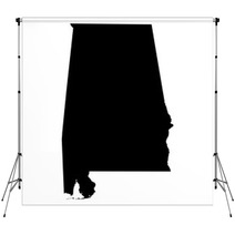 Alabama Map On White Background Vector Backdrops 103984432