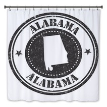 Alabama Sign Or Stamp Bath Decor 118483563