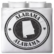 Alabama Sign Or Stamp Bedding 118483563
