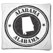 Alabama Sign Or Stamp Blankets 118483563