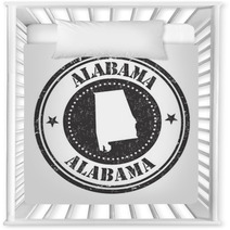 Alabama Sign Or Stamp Nursery Decor 118483563