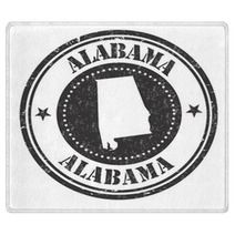 Alabama Sign Or Stamp Rugs 118483563