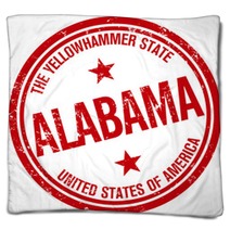 Alabama Stamp Blankets 71063311