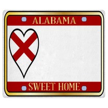 Alabama State License Plate Rugs 75446062