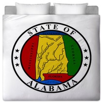 Alabama State Seal Bedding 32136622