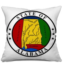 Alabama State Seal Pillows 32136622