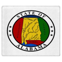 Alabama State Seal Rugs 32136622