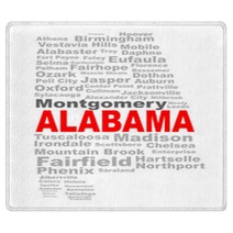 Alabama State Word Cloud Rugs 93747021