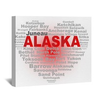 Alaska Heart Wall Art 94636508
