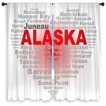 Alaska Heart Window Curtains 94636508