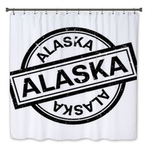 Alaska Rubber Stamp Grunge Design With Dust Scratches Effects Can Be Easily Removed For A Clean Crisp Look Color Is Easily Changed Bath Decor 130855906