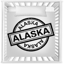 Alaska Rubber Stamp Grunge Design With Dust Scratches Effects Can Be Easily Removed For A Clean Crisp Look Color Is Easily Changed Nursery Decor 130855906