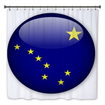 Alaska State Flag Button Bath Decor 9980283