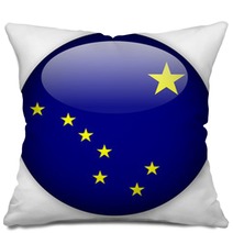 Alaska State Flag Button Pillows 9980283