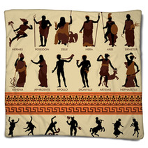 All 12 Greek Gods And Ancient Mythology Blankets 57783104