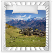 Allevamento Di Pecore In Montagna Nursery Decor 100333270