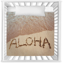 Aloha Written On A Hawaiian Beach Nursery Decor 48869291