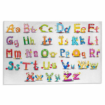 Alphabet Characters Rugs 40782611