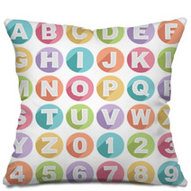 Alphabet Icons Pillows 66920086