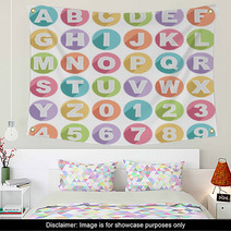 Alphabet Icons Wall Art 66920086
