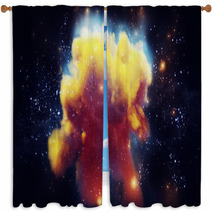 Amazing Nebula Window Curtains 64451869