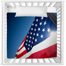 Amereican Flag Display Commemorating National Holiday Nursery Decor 43448206