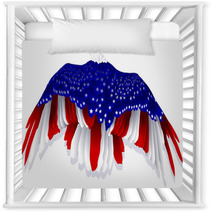 American Flag Eagle Nursery Decor 93483772