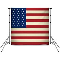 American Flag For Your Design Backdrops 64989548