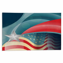 American Flag Vector Rugs 42690289