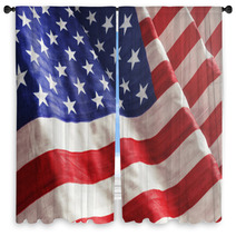 American Flag Window Curtains 50671065