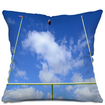 American Football And Goal Posts Pillows 51776379