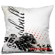 American Football Background Pillows 20462809