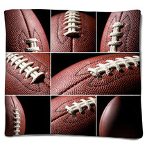 American Football Collage Blankets 37692821