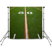 American Football Field - 50 Yard Line Backdrops 39450387