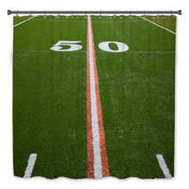 American Football Field - 50 Yard Line Bath Decor 39450387