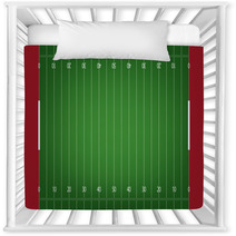 American Football Field Background Nursery Decor 63080332