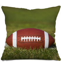 American Football On The Field With Green Grass Pillows 55964905