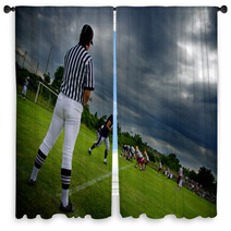 American Football Referee Window Curtains 8160595