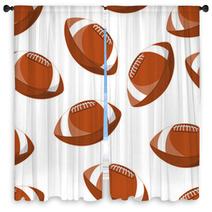 American Football Window Curtains 71132907
