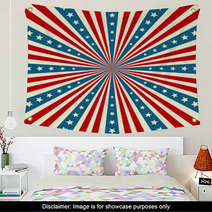 American Independence Day  Patriotic Background Wall Art 65778289