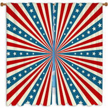 American Independence Day  Patriotic Background Window Curtains 65778289