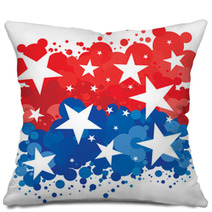 American Patriotic Background Pillows 64692439