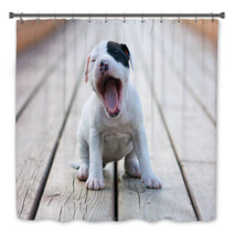 American Staffordshire Terrier Puppy Bath Decor 46122695