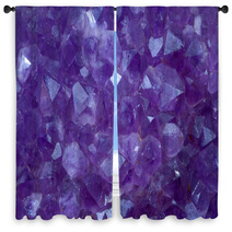 Amethyst Crystal Stone Detail Window Curtains 19061199