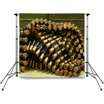 Ammo To Machine Guns As Background Backdrops 104748721