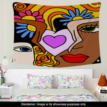 Amore Astratto Wall Art 32691655