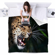 Amur Leopard Blankets 79050743